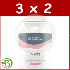 Pack 3x2 Mag3 90 Gélules Végétales Nutrinat Evolution