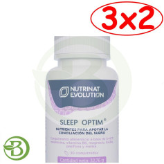 Pack 3x2 Sleep Optim 30 Comprimés Nutrinat Evolution