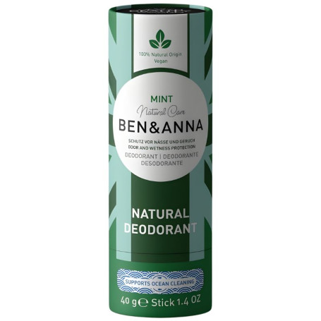 Déodorant Mint en Emballage en Carton 40G Ben&Anna