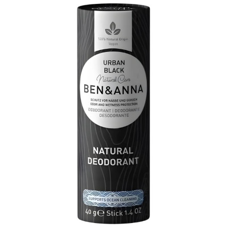 Déodorant Urban Black en Emballage Carton 40G Ben&Anna