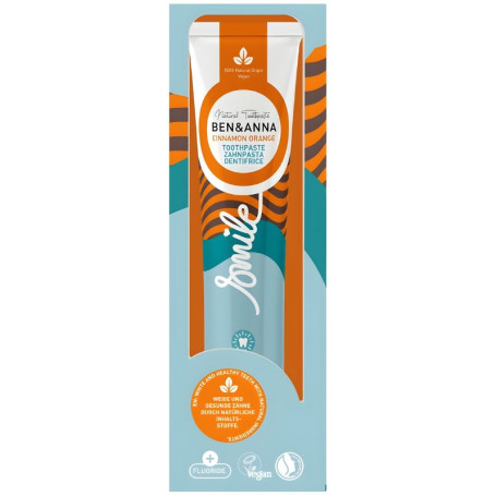 Dentifrice Cannelle et Orange avec Fluor 75Ml Ben&Anna