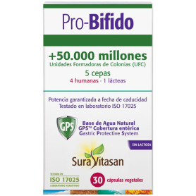 Pro-Bifido 30 Gélules Sura Vitasan