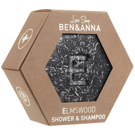Shampoing et Gel Solide Elm Wood 60G Ben&Anna