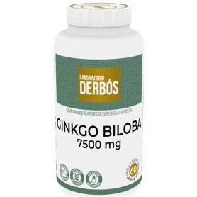 Ginkgo Biloba 7500Mg 60 Gélules Végétales Derbos
