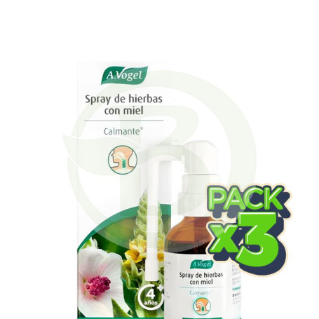 Pack 3x Spray De Hierbas con Miel 30Ml A.Vogel (Bioforce)