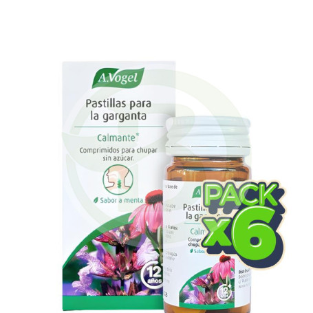 Pack 6x Pastillas para la Garganta 20 Comprimidos A.Vogel (Bioforce)
