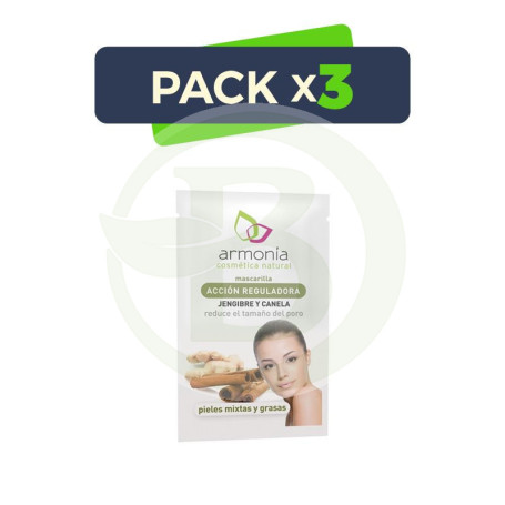 Pack 3x Macarilla Acción Reguladora 10Gr. Armonía