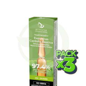Pack 3x Exosomas De Centella Asiática 1 Ampolla Armonia