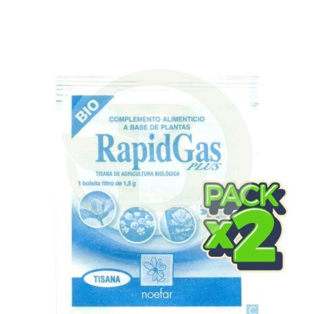 Pack 2x Rapidgas Plus 20 Filtros Bio Noefar
