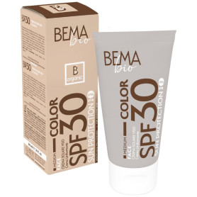 Crème Solaire Faciale avec Couleur SPF30+ 50Ml Bema