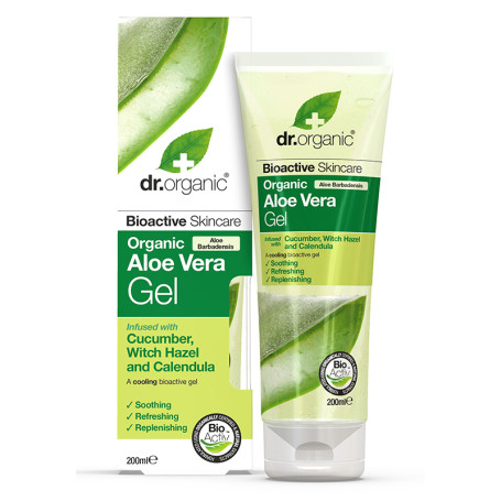 Gel avec Concombre, Orme Écossais et Calendula 200Ml. Dr. Organic