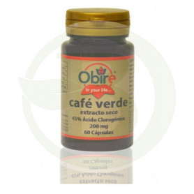 Café Verde Extracto Seco 200Mg. 60 Cápsulas Obire