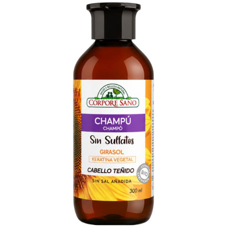 Shampooing pour Cheveux Colorés sans Sulfates 300Ml Corpore Sano