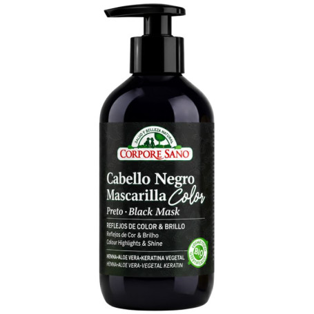 Masque pour Cheveux Noir 280Ml Corpore Sano