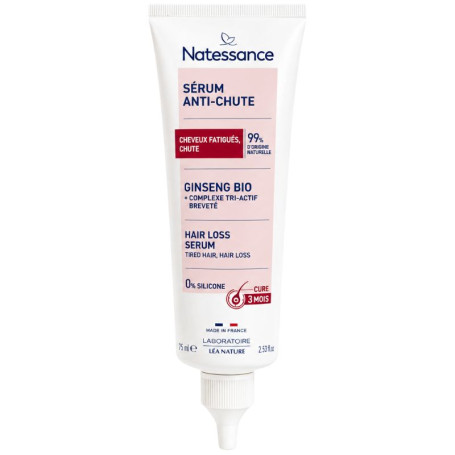 Sérum Capillaire Anti-chute à Ginseng Biologique 75ml Natessance