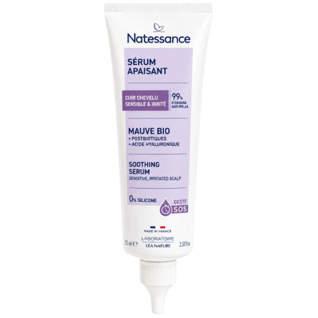 Sérum Capillaire Apaisant à la Mauve Biologique 75Ml Natessance