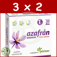 Pack 3x2 Safran Plus d'Énergie 30 Gélules Pinisan