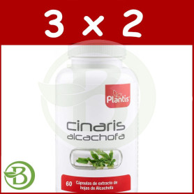 Pack 3x2 Cinaris 60 Cápsulas Plantis