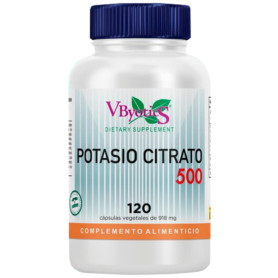 Citrate de Potassium 500 120 Gélules Végétales Vbyotics