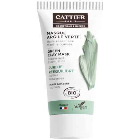 Argile Verte Prête à Utiliser 100Ml Cattier Paris