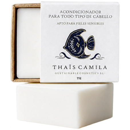Après-shampoing Solide Tous Types de Cheveux 55G Thais Camila