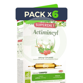 Pack 6x Actimincyl Bio Formula + Concentrada 20 Ampollas Superdiet