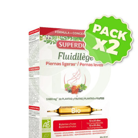 Pack 2x Fluidilege Bio 20 Ampollas Superdiet