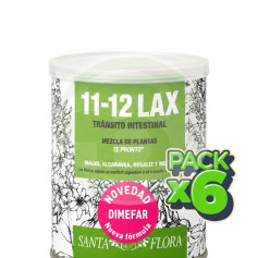 Pack 6x Santa Flora 11-12 Lax Transit Intestinal 70G Dimefar