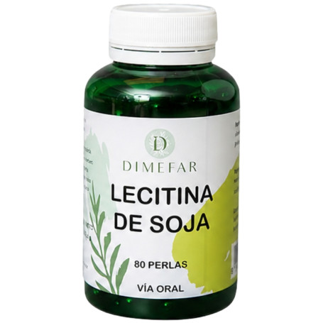Lécithine De Soja 80 Perles Dimefar