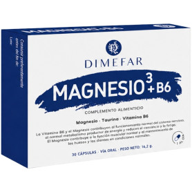 Magnésium³ + B6 30 Gélules Dimefar