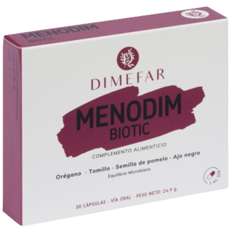 Menodim Biotic 30 Gélules Dimefar