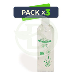 Pack 3x Gel Aloe Vera 100% Naturel 500Ml. Derbos