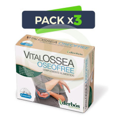Pack 3x Vitalossea Oseofree 60 Comprimés Derbos