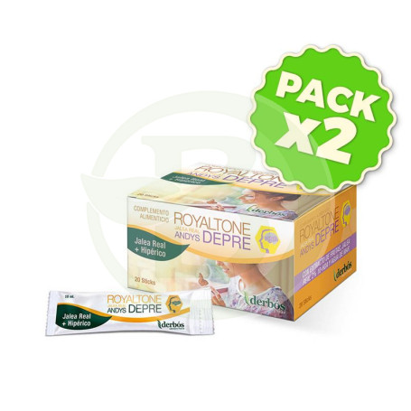 Pack 2x Royaltone Andys Depre 20 Sticks Derbos