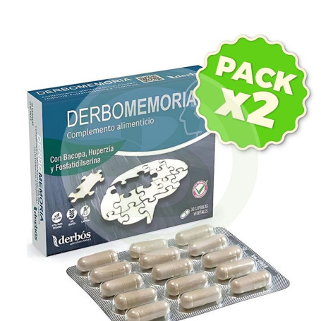 Pack 2x Derbomemoria 30 Cápsulas Derbós