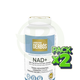 Pack 2x Nad+ 60 Cápsulas Vegetales Derbos