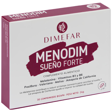 Menodim Sueño Forte 30 Comprimés Dimefar