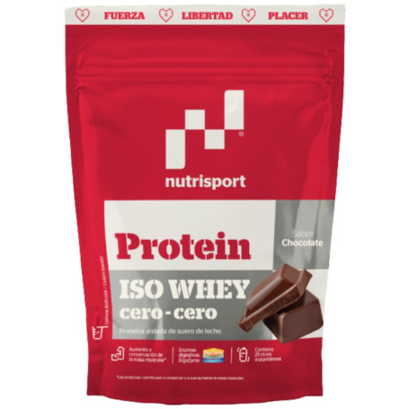 Iso Whey Zéro-Zéro Saveur Chocolat 450G Nutrisport