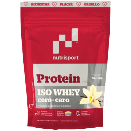 Iso Whey Zero-Zero Saveur Vanille 450G Nutrisport