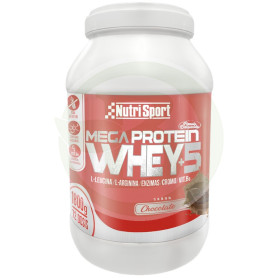 Mega Protein Whey +5 Saveur Chocolat 1800G Nutrisport