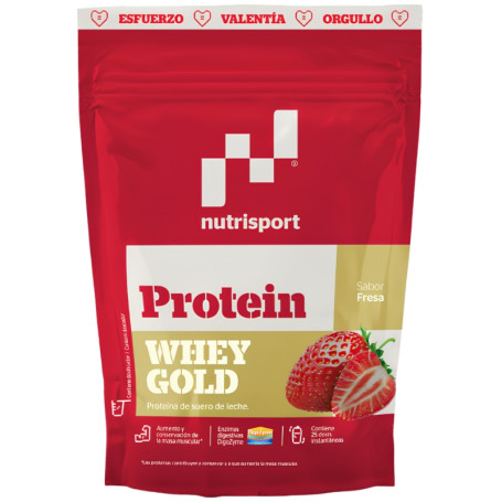 Whey Gold Protein Saveur Fraise 500G Nutrisport