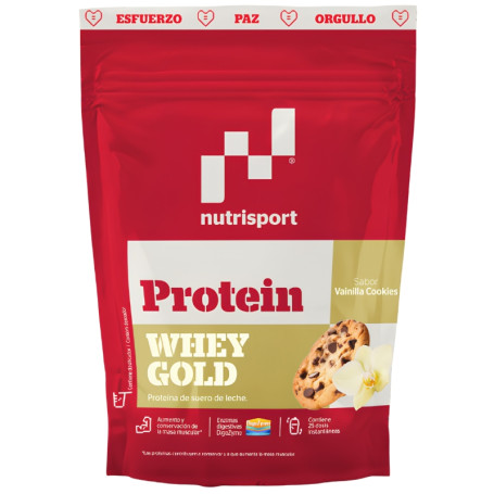 Whey Gold Protein Saveur Vanille-Biscuits 500G Nutrisport