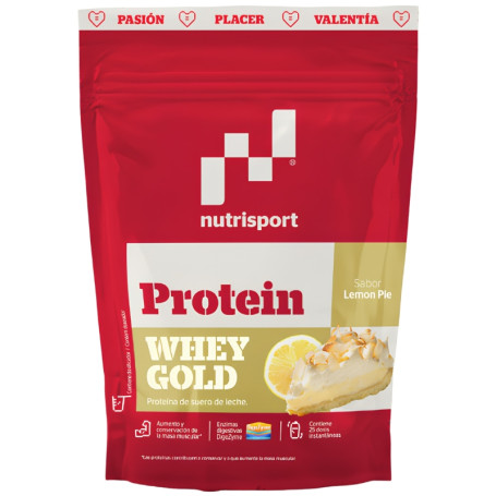 Whey Gold Protein Saveur Lemon Pie 500G Nutrisport