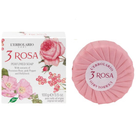 3 Rosas Pain de Savon Parfumé 100G L`Erbolario