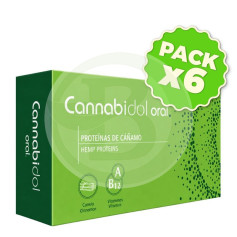 Pack 6x Cannabidol Oral 60 Gélules Tegor