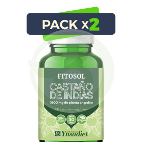 Pack 2x Fitosol Castaño De Indias 60 Cápsulas Ynsadiet