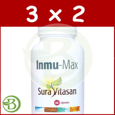 Pack 3x2 Immu-Max 60 Gélules Sura Vitasan