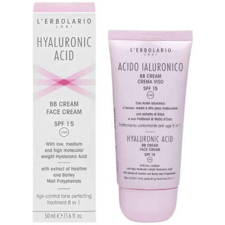 Acide Hyaluronique Crème Faciale SPF15 50ml L´Erbolario