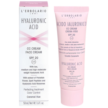 Acide Hyaluronique Cc Crème Ton Caramel Spf20 50Ml L´Erbolario