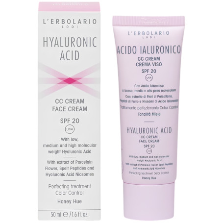 Acide Hyaluronique CC Crème Teinte Miel SPF20 50Ml L´Erbolario